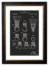 Load image into Gallery viewer, Victorian Patent Designs, Prints of Vintage Blueprints - 1900s Artwork Print. Framed Wall Art PictureVintage Frog T/APictures &amp; Prints
