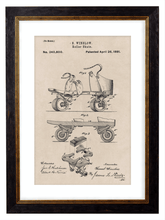 Load image into Gallery viewer, Victorian Patent Designs, Prints of Vintage Blueprints - 1900s Artwork Print. Framed Wall Art PictureVintage Frog T/APictures &amp; Prints
