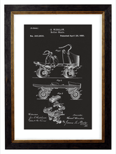 Load image into Gallery viewer, Victorian Patent Designs, Prints of Vintage Blueprints - 1900s Artwork Print. Framed Wall Art PictureVintage Frog T/APictures &amp; Prints
