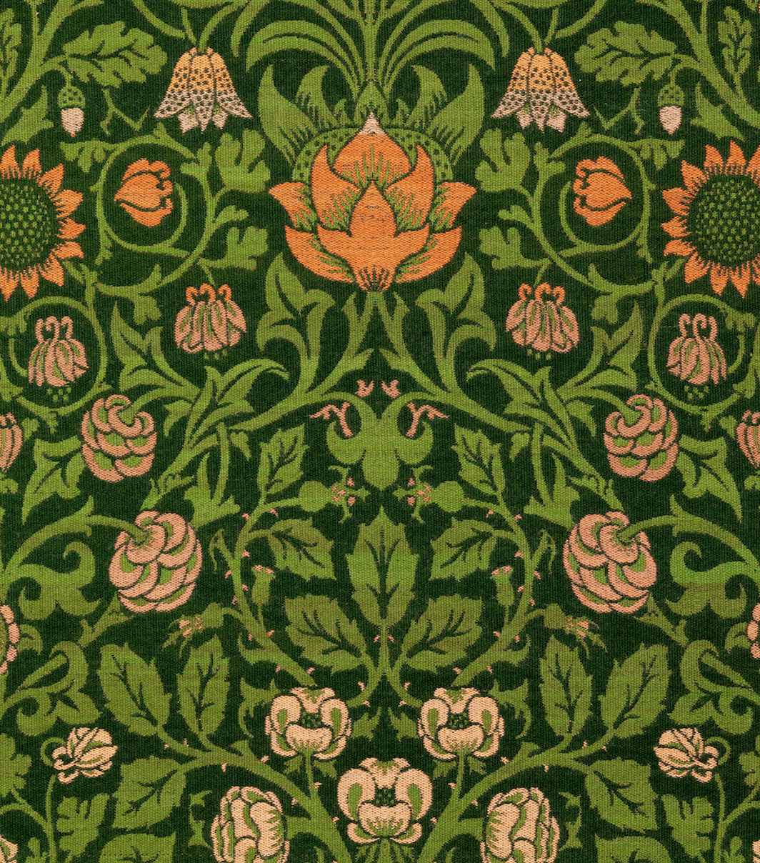 Violet and Columbine - William Morris Pattern Artwork Print. Framed Wall Art PictureVintage Frog T/APictures & Prints