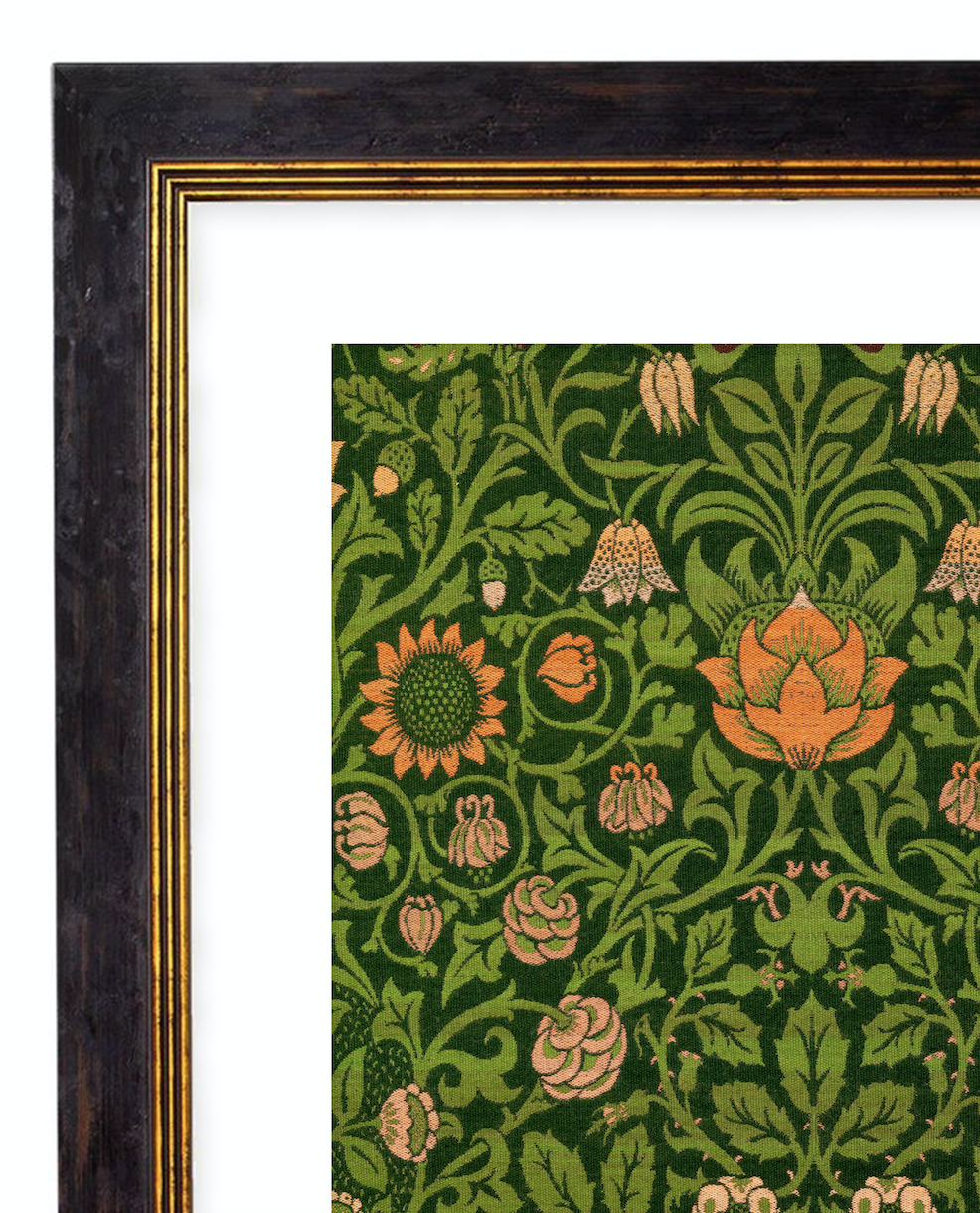Violet and Columbine - William Morris Pattern Artwork Print. Framed Wall Art PictureVintage Frog T/APictures & Prints