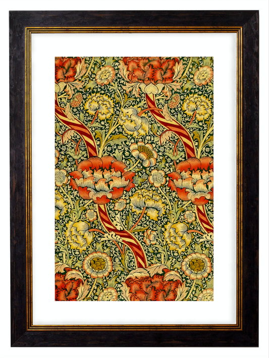 Wandle Chintz - William Morris Pattern Artwork Print. Framed Wall Art PictureVintage Frog T/APictures & Prints