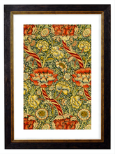 Load image into Gallery viewer, Wandle Chintz - William Morris Pattern Artwork Print. Framed Wall Art PictureVintage Frog T/APictures &amp; Prints
